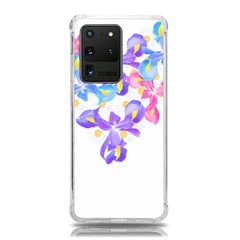 Daisies In Bloom T- Shirt Daisy Iris Heart Flower Floral Pattern Daisies T- Shirt Samsung Galaxy S20 Ultra 6 9 Inch Tpu Uv Case by EnriqueJohnson