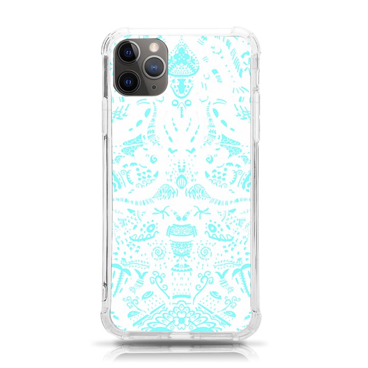 Deep Sea T- Shirt Deep Sea Food Chain Pattern (white) T- Shirt iPhone 11 Pro Max 6.5 Inch TPU UV Print Case