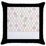 Diamond T- Shirt Colorful Diamond Roster T- Shirt Throw Pillow Case (Black) Front