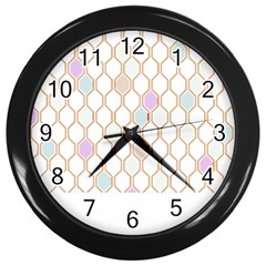 Diamond T- Shirt Colorful Diamond Roster T- Shirt Wall Clock (black) by EnriqueJohnson