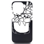 Diy Flowers Floral Flowerpot Coloring T- Shirt Color With Sharpies! Spring Flower Pot T- Shirt iPhone 14 Pro Max Black UV Print Case Front