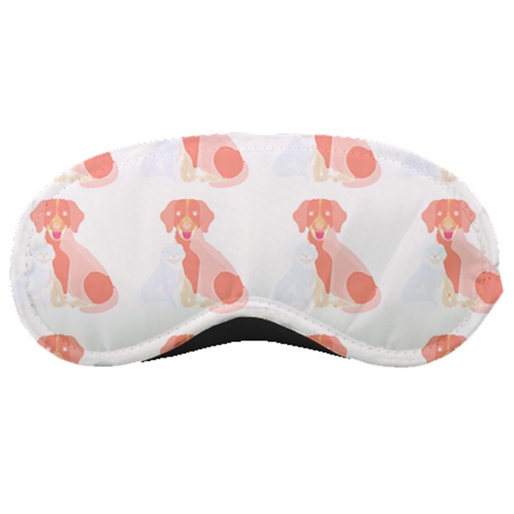 Dog And Cat Lover Pattern T- Shirtdog And Cat Lover Pattern T- Shirt (1) Sleep Mask