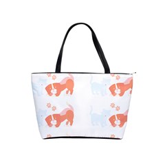 Dog And Cat Lover Pattern T- Shirtdog And Cat Lover Pattern T- Shirt Classic Shoulder Handbag by EnriqueJohnson