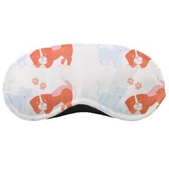 Dog And Cat Lover Pattern T- Shirtdog And Cat Lover Pattern T- Shirt Sleep Mask by EnriqueJohnson