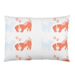 Dog And Cat Lover Pattern T- Shirtdog And Cat Lover Pattern T- Shirt Pillow Case (Two Sides) Front