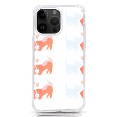 Dog And Cat Lover Pattern T- Shirtdog And Cat Lover Pattern T- Shirt Iphone 14 Pro Max Tpu Uv Print Case by EnriqueJohnson