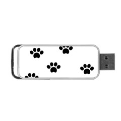 Dog Paw Print T- Shirt Paw Pattern 6 Portable Usb Flash (two Sides) by EnriqueJohnson