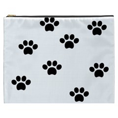 Dog Paw Print T- Shirt Paw Pattern 6 Cosmetic Bag (xxxl) by EnriqueJohnson