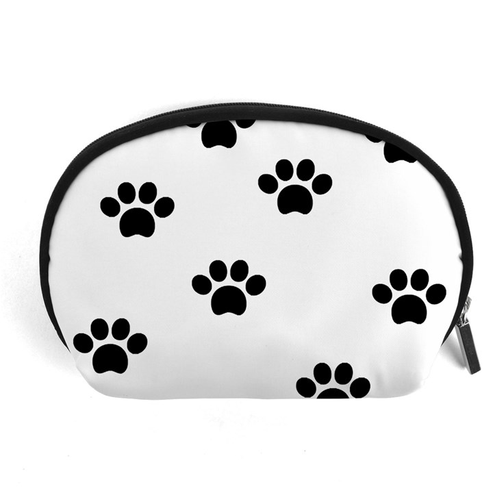 Dog Paw Print T- Shirt Paw Pattern 6 Accessory Pouch (Large)