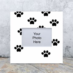 Dog Paw Print T- Shirt Paw Pattern 6 White Box Photo Frame 4  X 6  by EnriqueJohnson