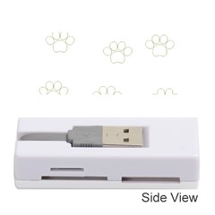 Dog Paw Print T- Shirt Paw Pattern T- Shirt Memory Card Reader (stick) by EnriqueJohnson