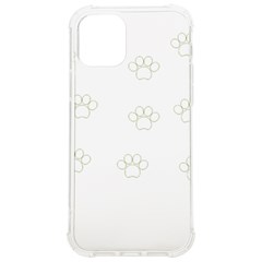 Dog Paw Print T- Shirt Paw Pattern T- Shirt Iphone 12/12 Pro Tpu Uv Print Case by EnriqueJohnson