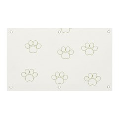 Dog Paw Print T- Shirt Paw Pattern T- Shirt Banner And Sign 5  X 3  by EnriqueJohnson