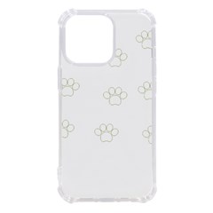 Dog Paw Print T- Shirt Paw Pattern T- Shirt Iphone 13 Pro Tpu Uv Print Case by EnriqueJohnson