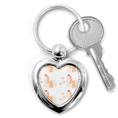 Dog Shih Tzu T- Shirtshih Tzu Dog Pattern T- Shirt Key Chain (Heart)