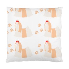 Dog Shih Tzu T- Shirtshih Tzu Dog Pattern T- Shirt Standard Cushion Case (two Sides) by EnriqueJohnson