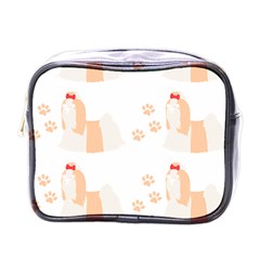 Dog Shih Tzu T- Shirtshih Tzu Dog Pattern T- Shirt Mini Toiletries Bag (one Side) by EnriqueJohnson