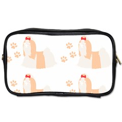 Dog Shih Tzu T- Shirtshih Tzu Dog Pattern T- Shirt Toiletries Bag (one Side) by EnriqueJohnson