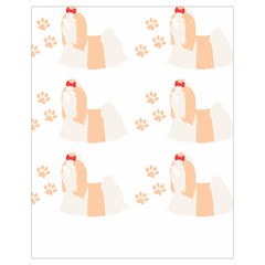 Dog Shih Tzu T- Shirtshih Tzu Dog Pattern T- Shirt Drawstring Bag (Small)