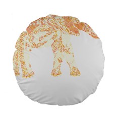 Elephant Lover T- Shirtelephant T- Shirt Standard 15  Premium Round Cushions by EnriqueJohnson