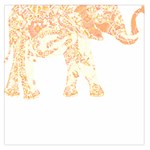 Elephant Lover T- Shirtelephant T- Shirt Square Satin Scarf (36  x 36 ) Front