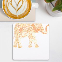 Elephant Lover T- Shirtelephant T- Shirt Uv Print Square Tile Coaster  by EnriqueJohnson