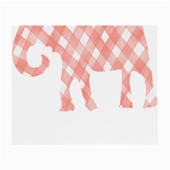 Elephant T- Shirt Pink Elephant T- Shirt Small Glasses Cloth (2 Sides) by EnriqueJohnson