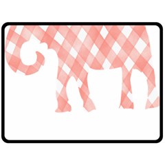 Elephant T- Shirt Pink Elephant T- Shirt Fleece Blanket (large) by EnriqueJohnson