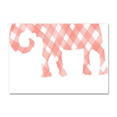 Elephant T- Shirt Pink Elephant T- Shirt Crystal Sticker (a4) by EnriqueJohnson