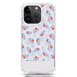 Exotic Flowers T- Shirt Modern Exotic Tropical Jungle Pattern T- Shirt iPhone 14 Pro TPU UV Print Case Front