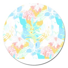 Fashion T- Shirt Fashion Tropical Pattern T- Shirt Magnet 5  (round) by EnriqueJohnson