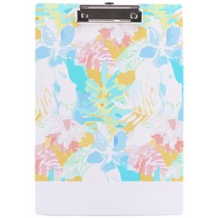 Fashion T- Shirt Fashion Tropical Pattern T- Shirt A4 Acrylic Clipboard