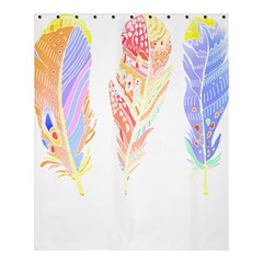 Feathers Design T- Shirtfeathers T- Shirt (1) Shower Curtain 60  X 72  (medium)  by EnriqueJohnson