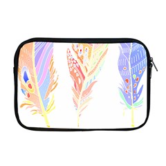 Feathers Design T- Shirtfeathers T- Shirt (1) Apple Macbook Pro 17  Zipper Case by EnriqueJohnson