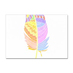 Feathers Design T- Shirtfeathers T- Shirt (3) Sticker A4 (10 Pack) by EnriqueJohnson