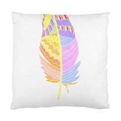 Feathers Design T- Shirtfeathers T- Shirt (3) Standard Cushion Case (one Side) by EnriqueJohnson