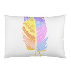 Feathers Design T- Shirtfeathers T- Shirt (3) Pillow Case by EnriqueJohnson