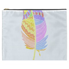 Feathers Design T- Shirtfeathers T- Shirt (3) Cosmetic Bag (xxxl) by EnriqueJohnson