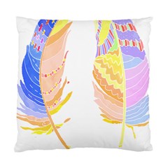 Feathers Design T- Shirtfeathers T- Shirt (4) Standard Cushion Case (two Sides) by EnriqueJohnson