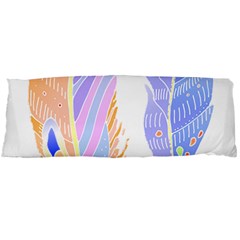 Feathers Design T- Shirtfeathers T- Shirt Body Pillow Case (dakimakura) by EnriqueJohnson