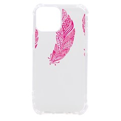 Feathers T- Shirt T H R E E I N K E D T A T T O O F E A T H E R S T- Shirt Iphone 13 Mini Tpu Uv Print Case