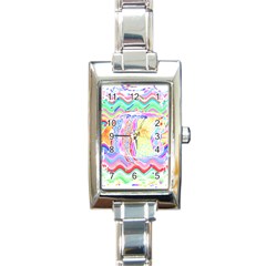 Fishing Gift T- Shirtfish T- Shirt Rectangle Italian Charm Watch by EnriqueJohnson