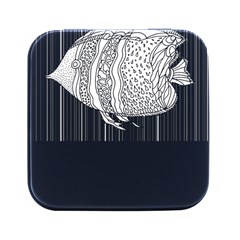 Fishing Is My Life T- Shirtfish T- Shirt (1) Square Metal Box (black)