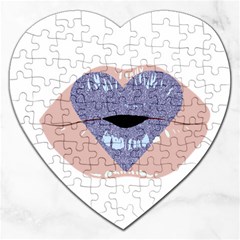 Lips -18 Jigsaw Puzzle (heart) by SychEva