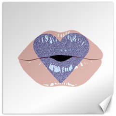 Lips -18 Canvas 20  X 20  by SychEva