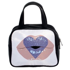 Lips -18 Classic Handbag (two Sides) by SychEva