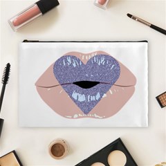 Lips -18 Cosmetic Bag (large) by SychEva