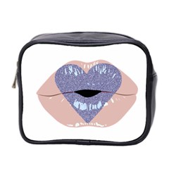 Lips -18 Mini Toiletries Bag (two Sides) by SychEva