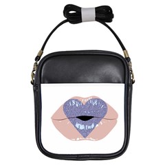 Lips -18 Girls Sling Bag by SychEva