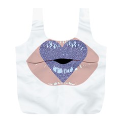 Lips -18 Full Print Recycle Bag (l) by SychEva